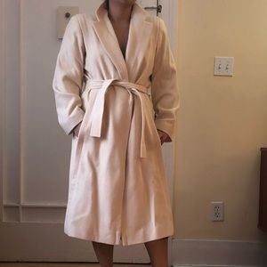 Cashmere Ivory coat 💯